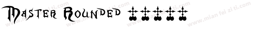 Master Rounded字体转换